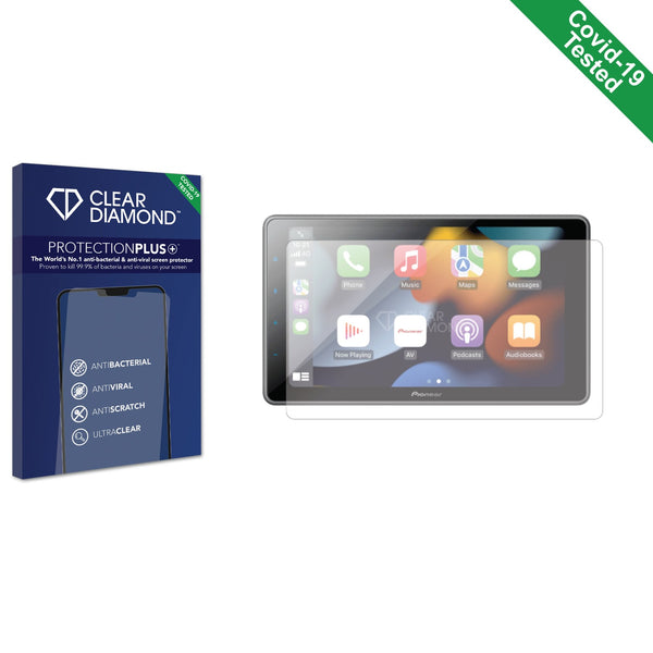 Clear Diamond Anti-viral Screen Protector for Pioneer DMH-ZF8550BT
