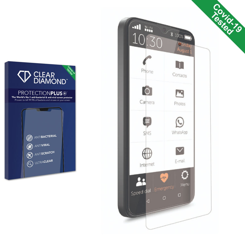 Clear Diamond Anti-viral Screen Protector for Gigaset GS5 senior