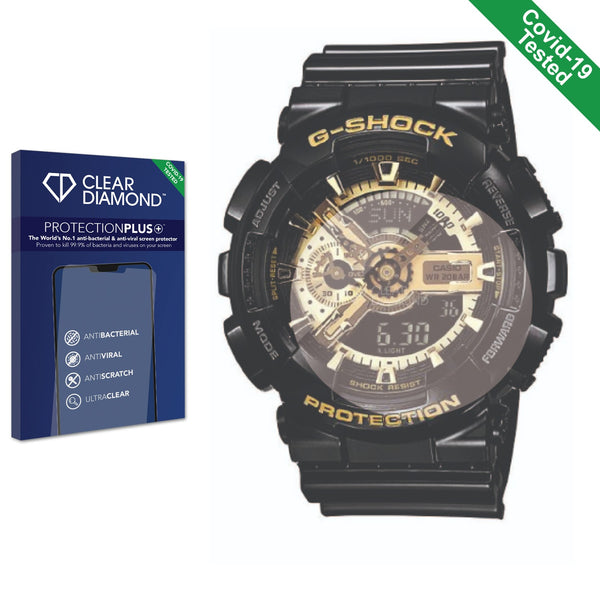 Clear Diamond Anti-viral Screen Protector for Casio G-Shock GA-110GB-1A