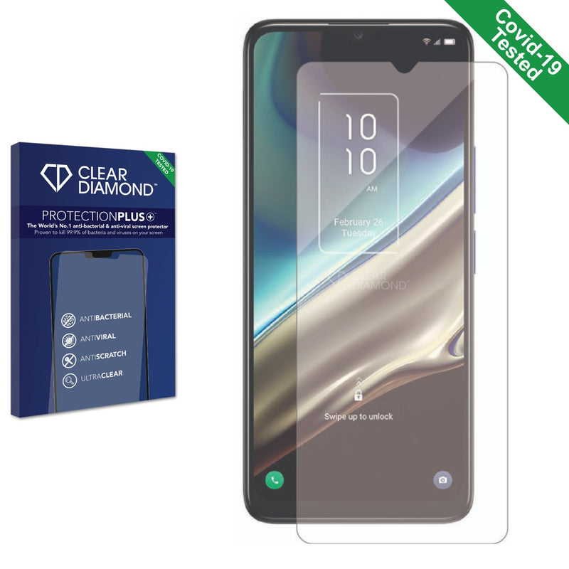 Clear Diamond Anti-viral Screen Protector for TCL 406s