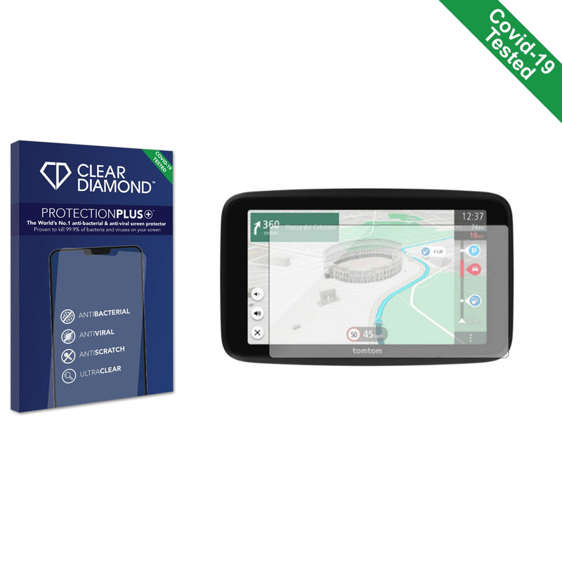 Clear Diamond Anti-viral Screen Protector for TomTom GO Superior 6