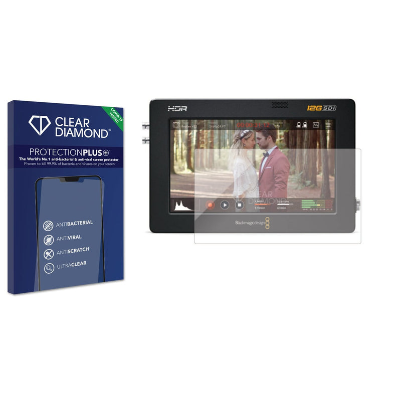 Anti-bacterial Screen Protector for Blackmagic Video Assist 5 12G HDR