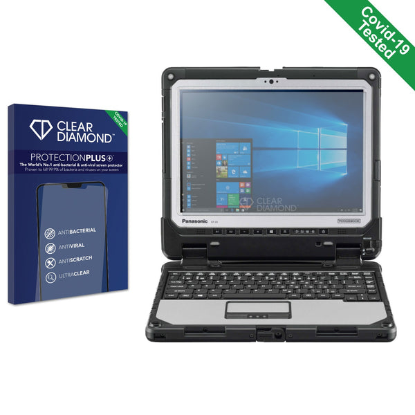 Clear Diamond Anti-viral Screen Protector for Panasonic Toughbook CF-33