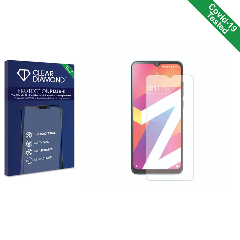 Clear Diamond Anti-viral Screen Protector for Lava Z3