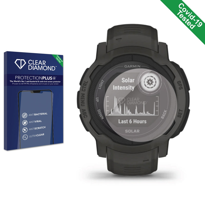 Clear Diamond Anti-viral Screen Protector for Garmin Instinct 2 Solar