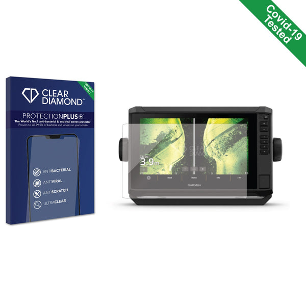 Clear Diamond Anti-viral Screen Protector for Garmin UHD2 9" Chartplotter