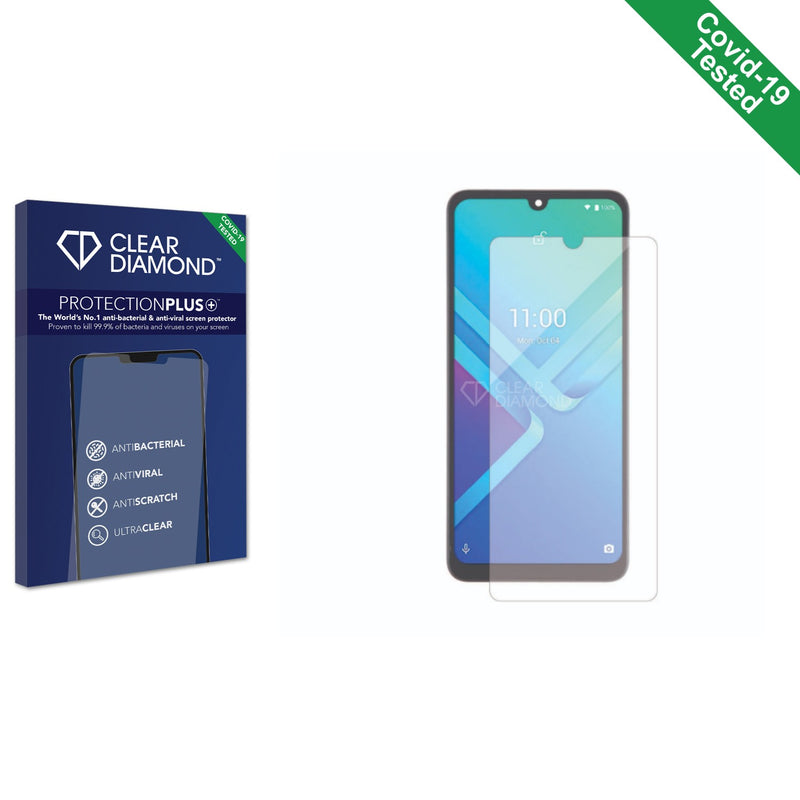 Clear Diamond Anti-viral Screen Protector for Wiko Y82