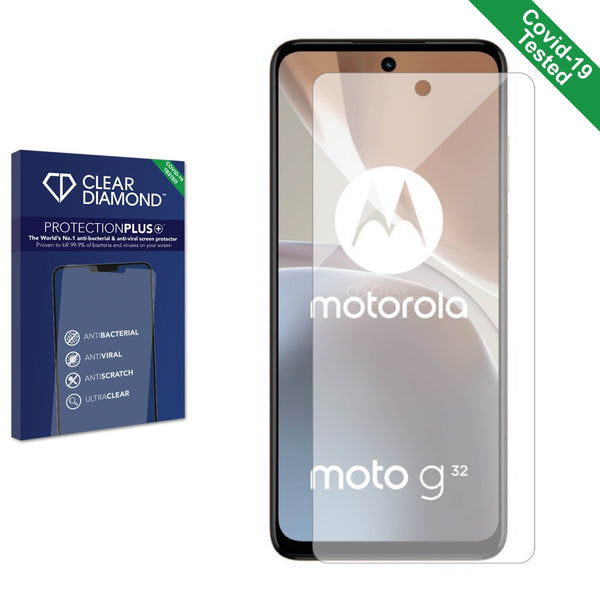 Clear Diamond Anti-viral Screen Protector for Motorola Moto G32