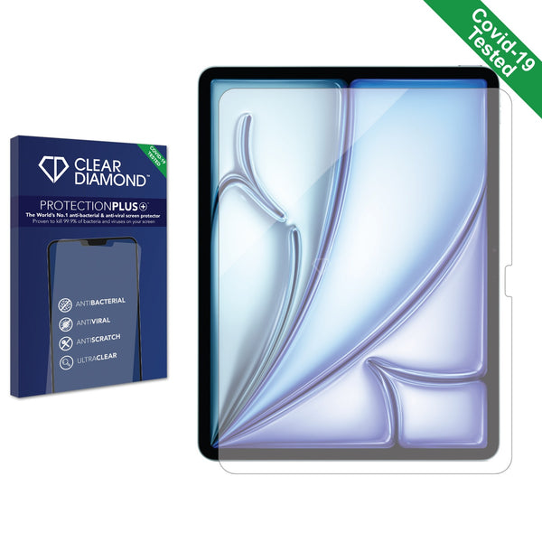 Clear Diamond Anti-viral Screen Protector for Apple iPad Air 13" 2024