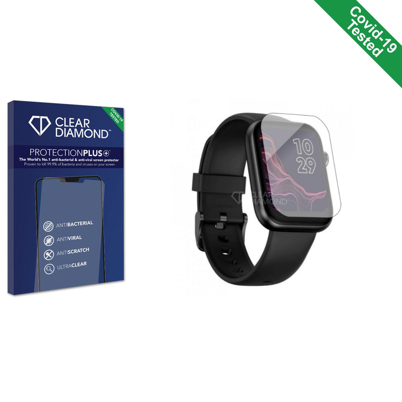 Clear Diamond Anti-viral Screen Protector for TicWatch GTH 2