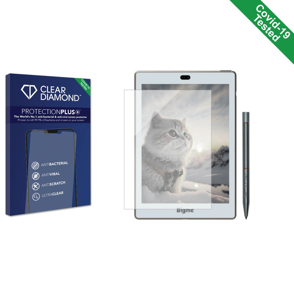 Clear Diamond Anti-viral Screen Protector for Bigme S6 Color Lite