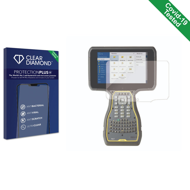 Clear Diamond Anti-viral Screen Protector for Trimble TSC5