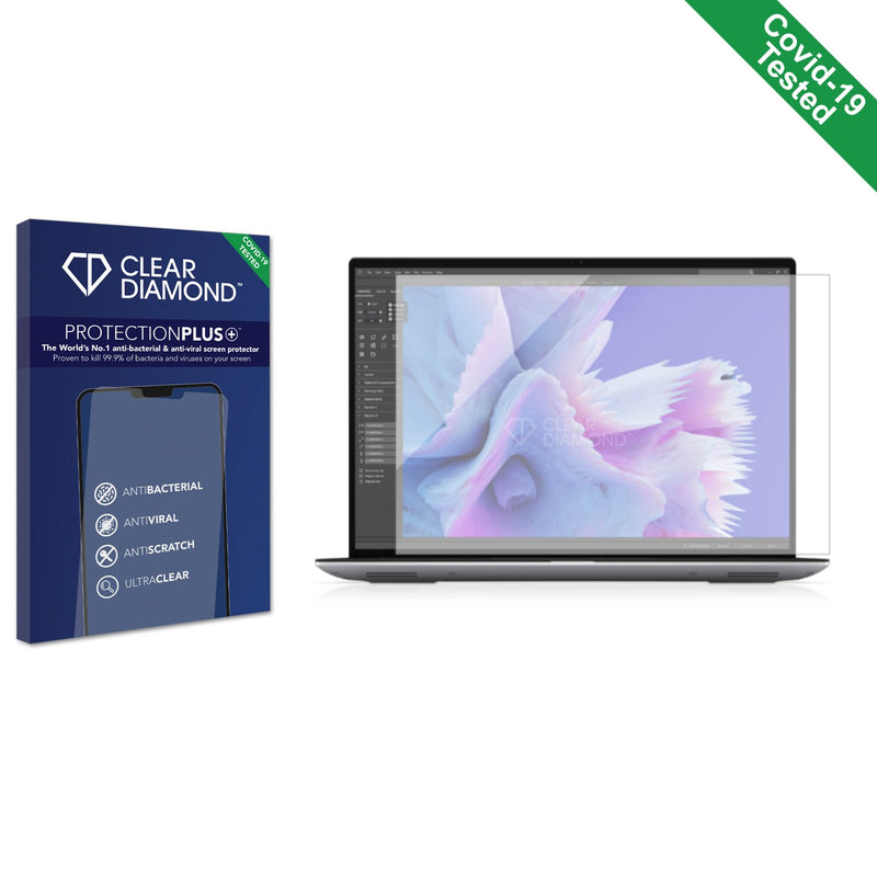 Clear Diamond Anti-viral Screen Protector for Dell Precision 5480