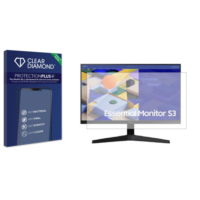 Anti-bacterial Screen Protector for Samsung 24" FHD Monitor S31