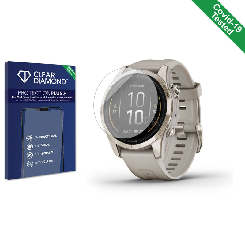 Optic+ Nano Glass Screen Protector For Garmin Epix (Gen 2) 47mm Smartwatch - 3-Layer Protection