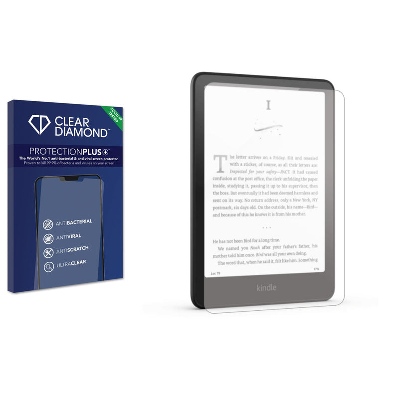 Anti-bacterial Screen Protector for Amazon Kindle Paperwhite 7" 12th gen (2024)