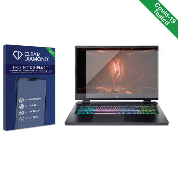 Clear Diamond Anti-viral Screen Protector for Acer Nitro 17