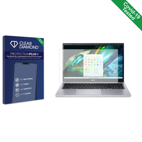 Clear Diamond Anti-viral Screen Protector for Acer Aspire 3 A315-24P