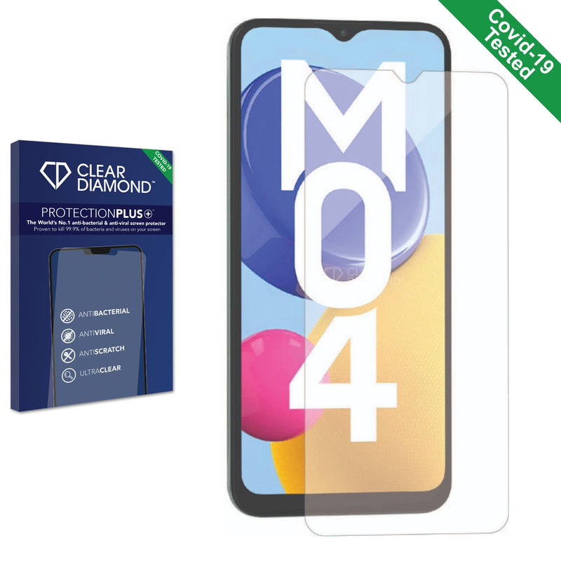 Clear Diamond Anti-viral Screen Protector for Samsung Galaxy M04