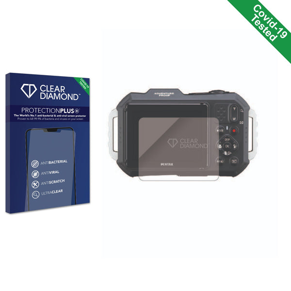 Clear Diamond Anti-viral Screen Protector for Ricoh Pentax WG-8