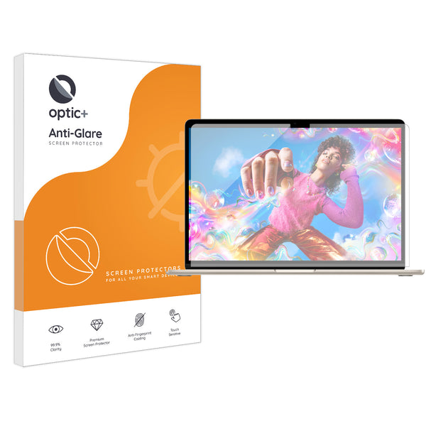Optic+ Anti-Glare Screen Protector for Apple MacBook Air M2 15 Inch