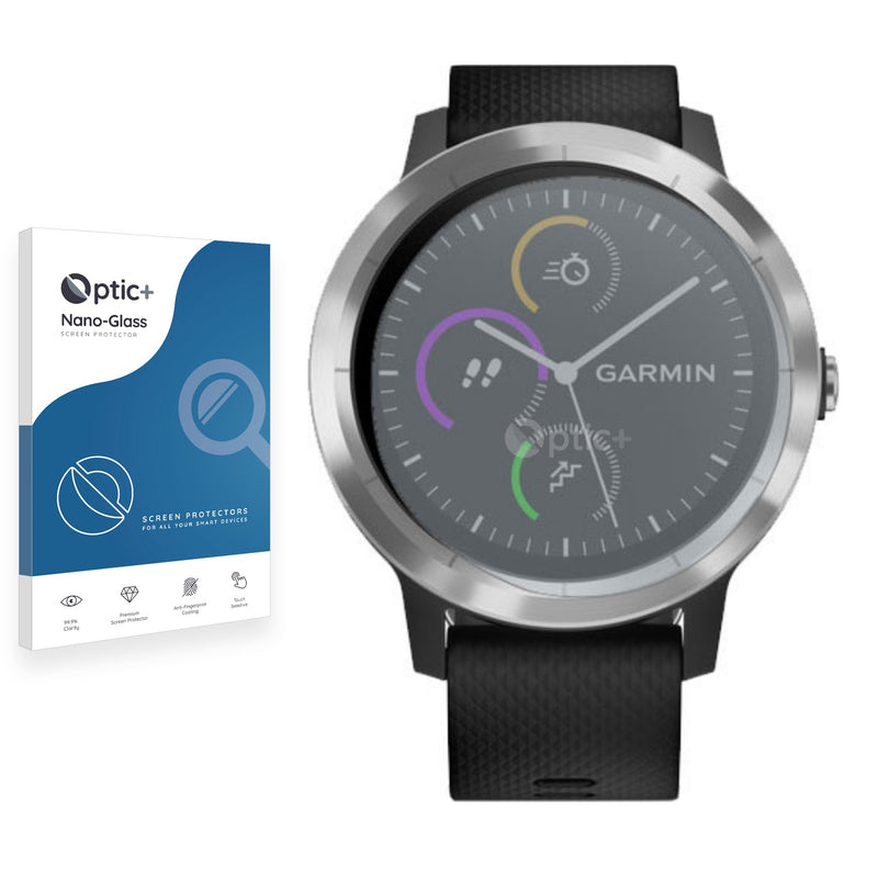 Optic+ Nano Glass Screen Protector for Garmin Vivoactive 3