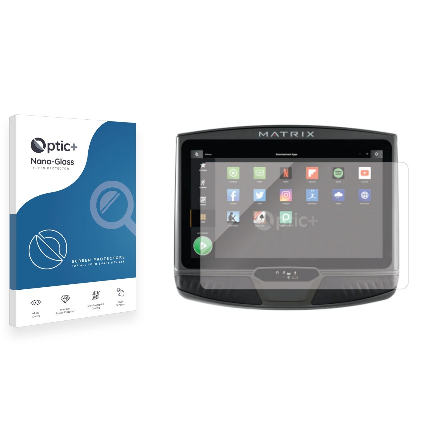 Screen Protectors for Matrix XUR Treadmil Console - ScreenShield