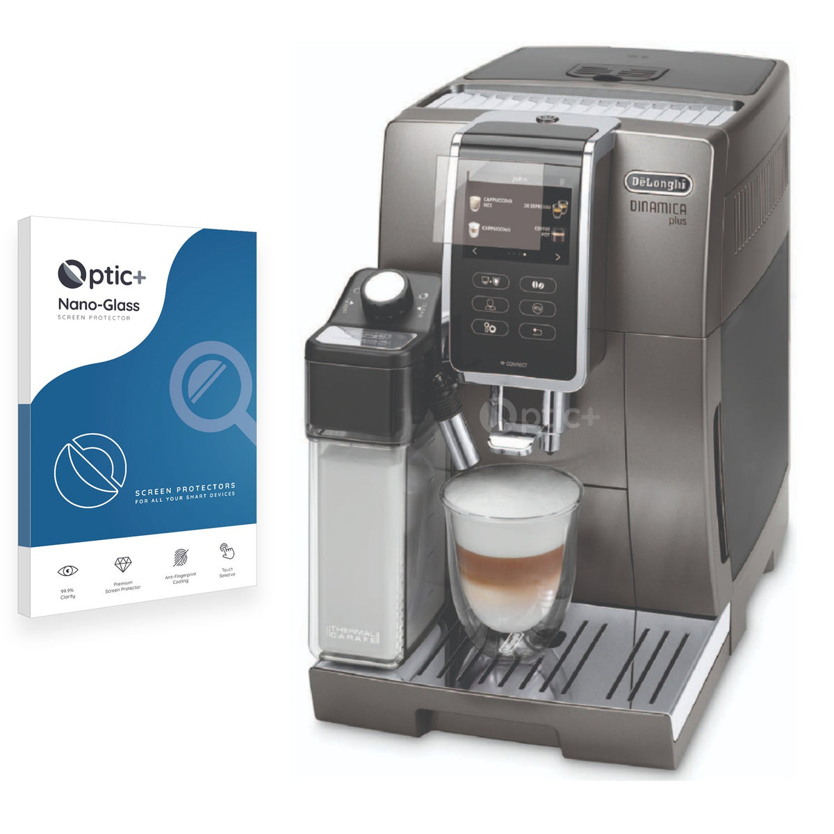 BROTECT 2 Stuks Antireflecterende Beschermfolie voor DeLonghi Rivelia Anti-Glare Screen Protector, Mat, Ontspiegelend