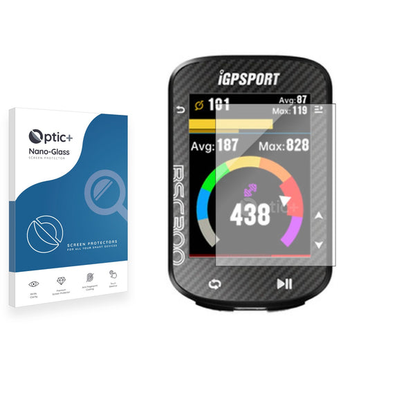 Optic+ Nano Glass Screen Protector for igpsport BSC300