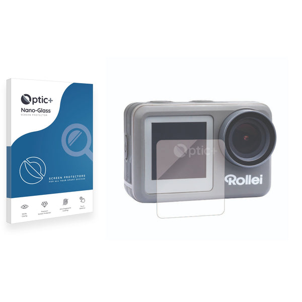 Optic+ Nano Glass Screen Protector for Rollei Actioncam 9s Plus