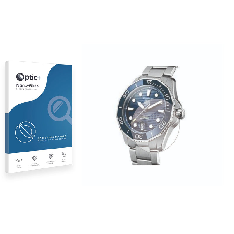 Optic+ Nano Glass Screen Protector for TAG Heuer Aquaracer (43 mm) (runde Aussparung)