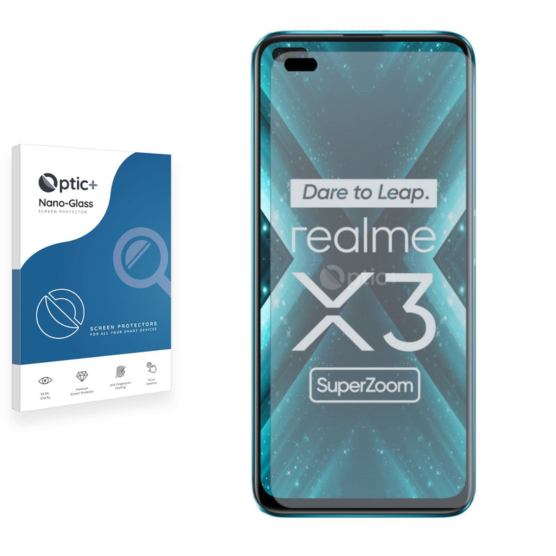 Optic+ Nano Glass Screen Protector for Realme X3 SuperZoom