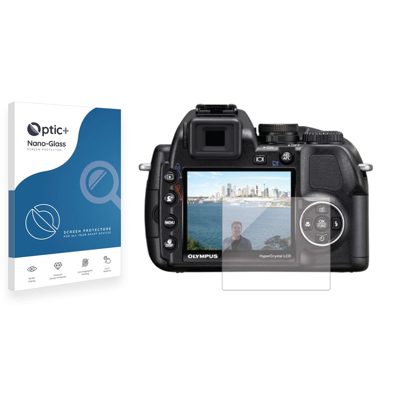 Optic+ Nano Glass Screen Protector for Olympus SP-570 UZ