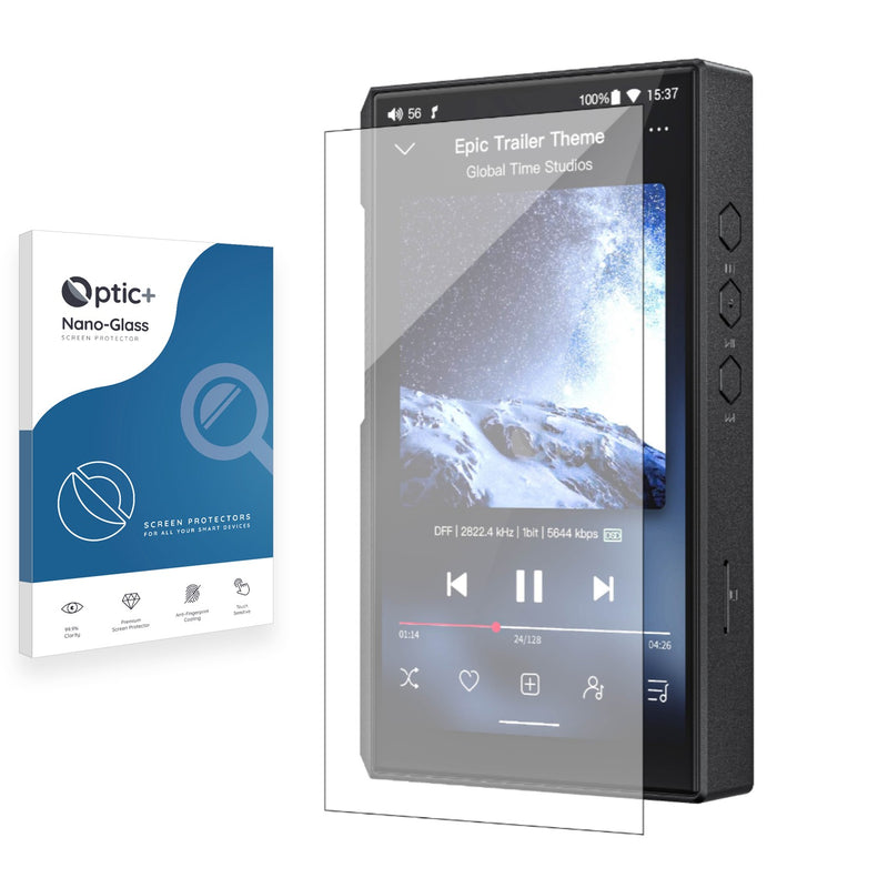 Optic+ Nano Glass Screen Protector for FiiO M11s