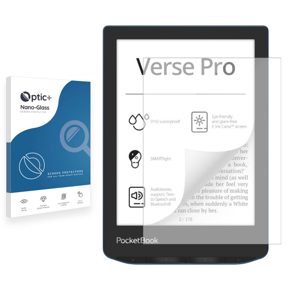 Optic+ Nano Glass Screen Protector for PocketBook Verse Pro
