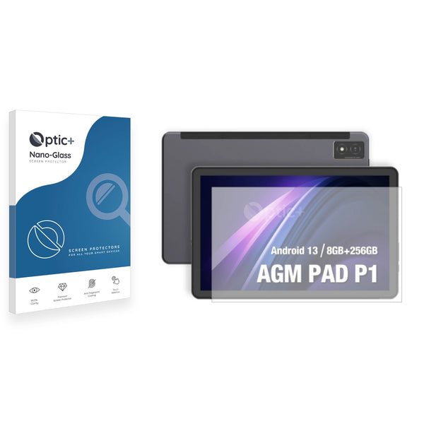Optic+ Nano Glass Screen Protector for AGM Pad P1