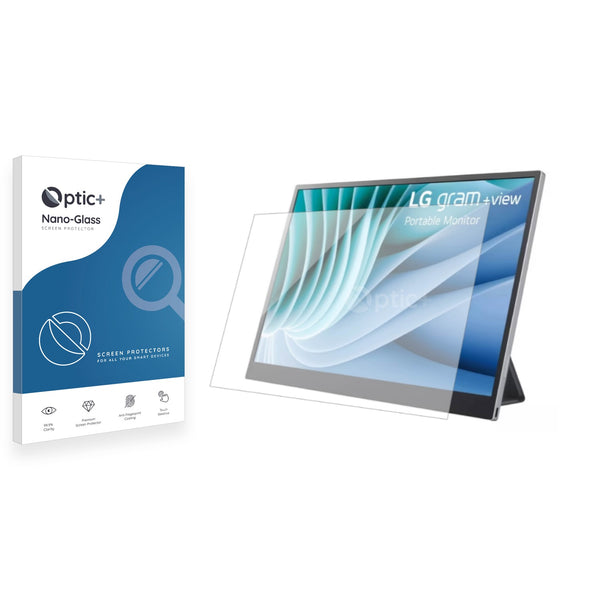 Optic+ Nano Glass Screen Protector for LG gram +view 16MR70 Portabe Monitor
