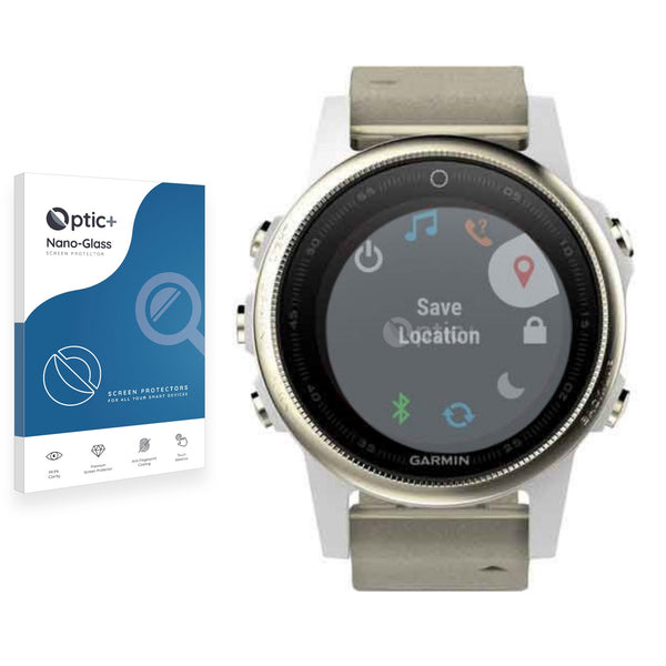 Optic+ Nano Glass Screen Protector for Garmin fenix 5S (42 mm)