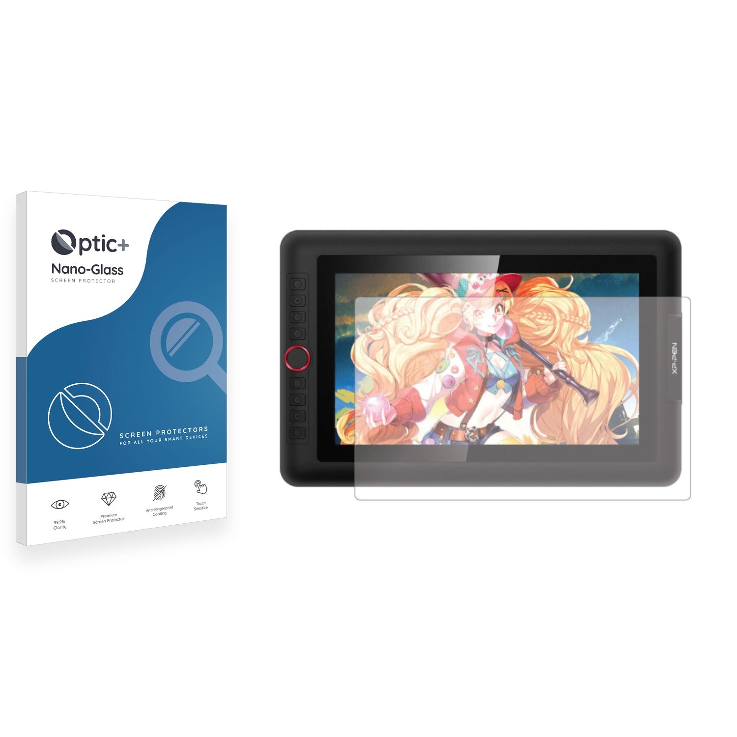 Optic+ Nano Glass Screen Protector for XP-Pen Artist 13.3 Pro ...