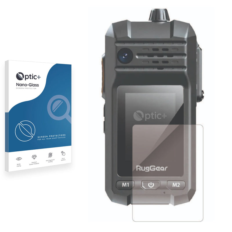 Optic+ Nano Glass Screen Protector for RugGear RG440