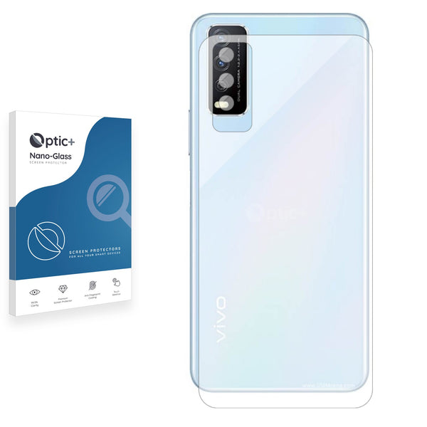 Optic+ Nano Glass Rear Protector for Vivo Y12s 2021 (Back)