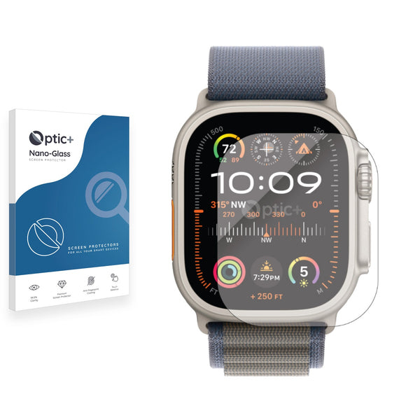 Optic+ Nano Glass Screen Protector for Apple Watch Ultra 2