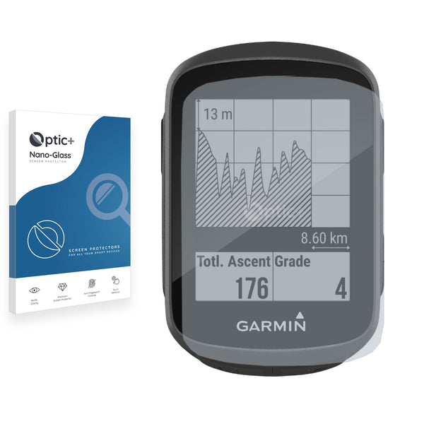 Optic+ Nano Glass Screen Protector for Garmin Edge 130 Plus