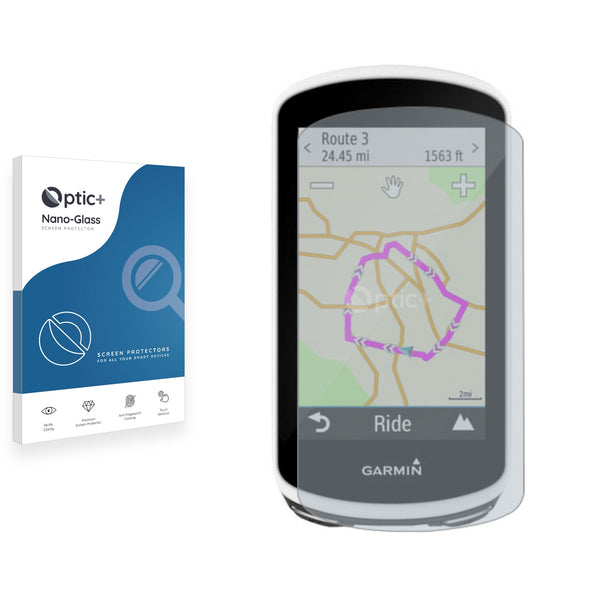 Optic+ Nano Glass Screen Protector for Garmin Edge 1030