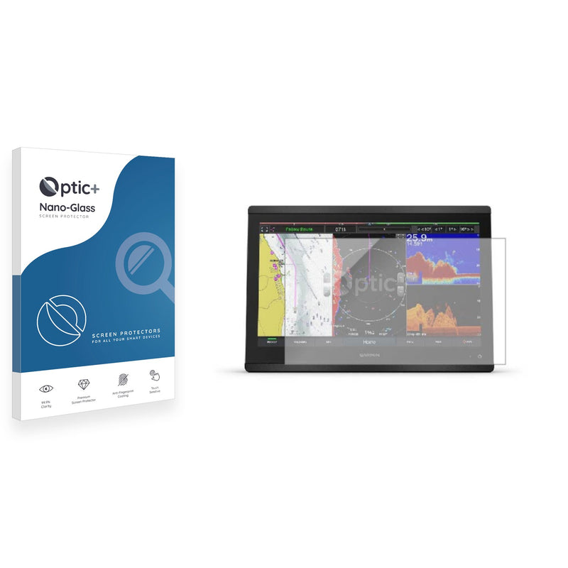 Optic+ Nano Glass Screen Protector for Garmin GPSMAP 8416XSV