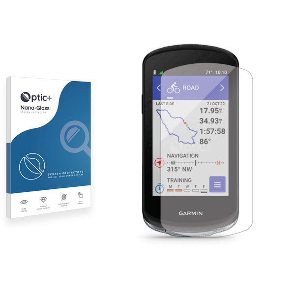 Optic+ Nano Glass Screen Protector for Garmin Edge 1040