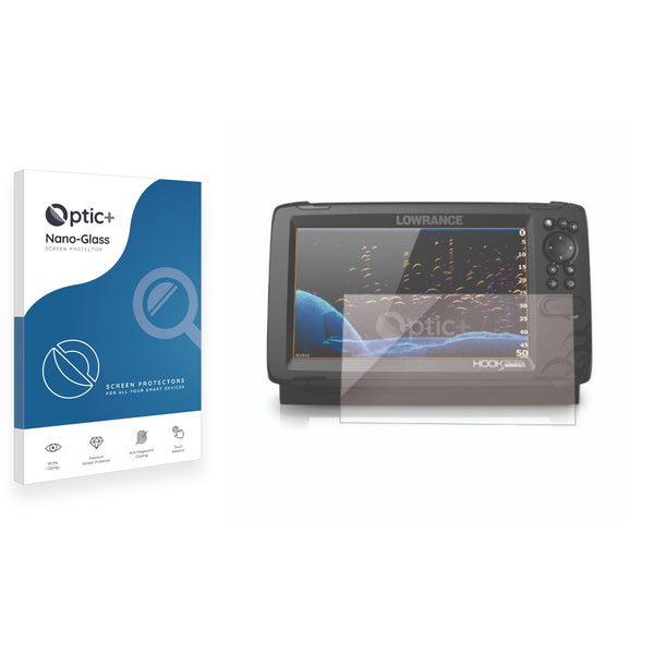 Optic+ Nano Glass Screen Protector for Lowrance HOOK Reveal 9
