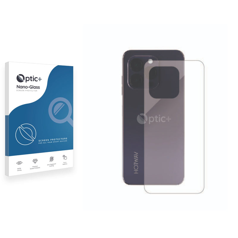 Optic+ Nano Glass Rear Protector for Hotwav Note 13 (Back)