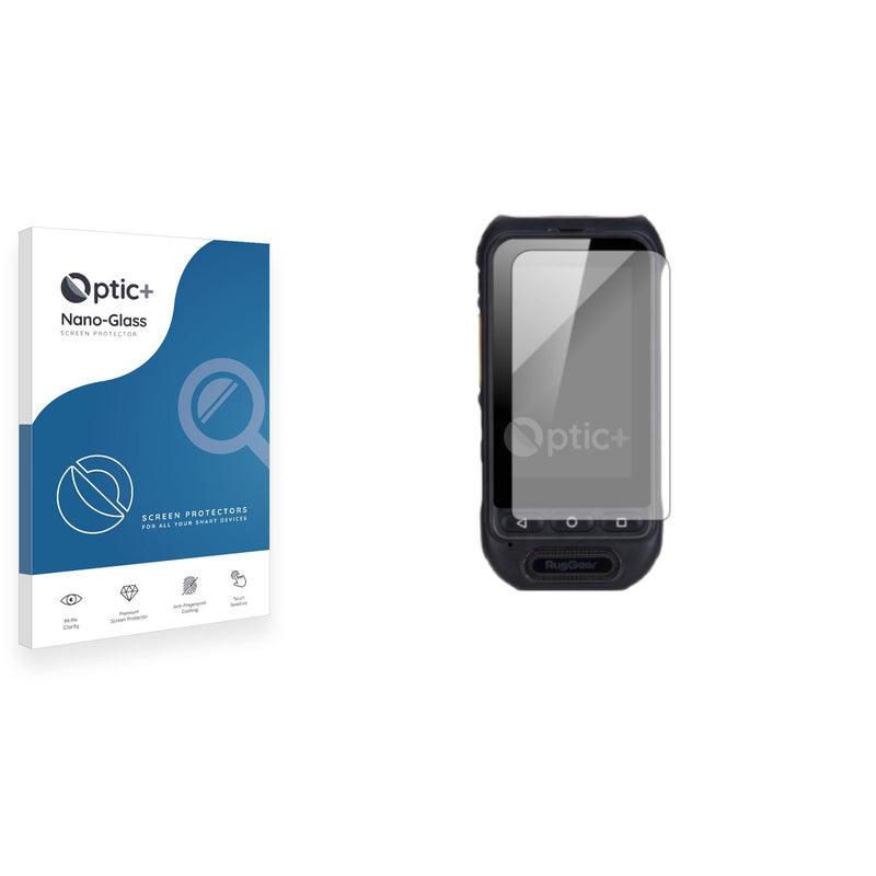 Optic+ Nano Glass Screen Protector for RugGear RG360