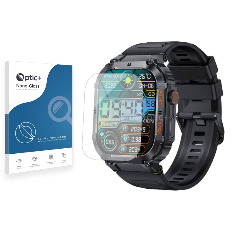 Optic+ Nano Glass Screen Protector for GaWear K57PRO 1.96"